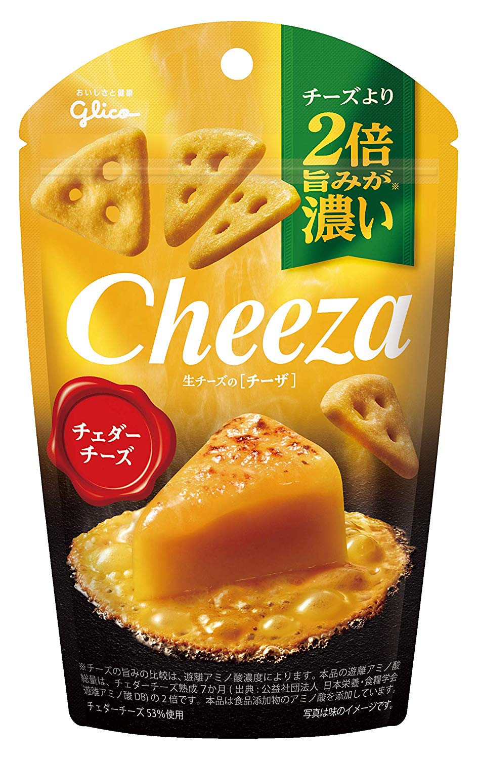 江崎グリコ 生チーズのチーザ チェダーチーズ