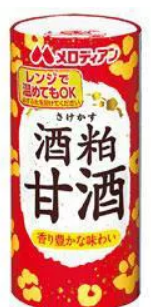 メロディアン 酒粕甘酒 195gカートカン×30本入